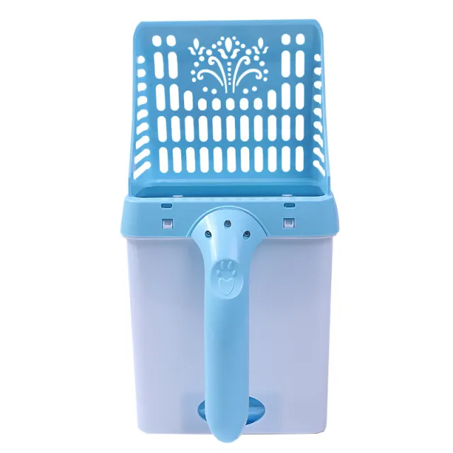 Household Detachable Pet Toilet Scoop With Bucket Blue - Shop at LoveMi
