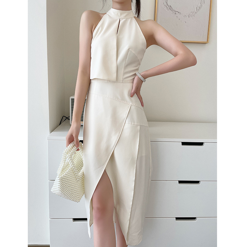 Halter-Neck Midi Dress, picture 4 of 6