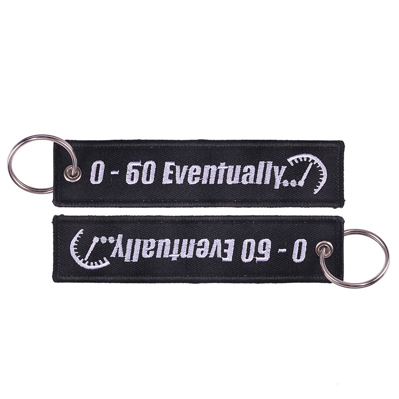 Title 4, Personalized Motorcycle Keychain Black Backgrou...