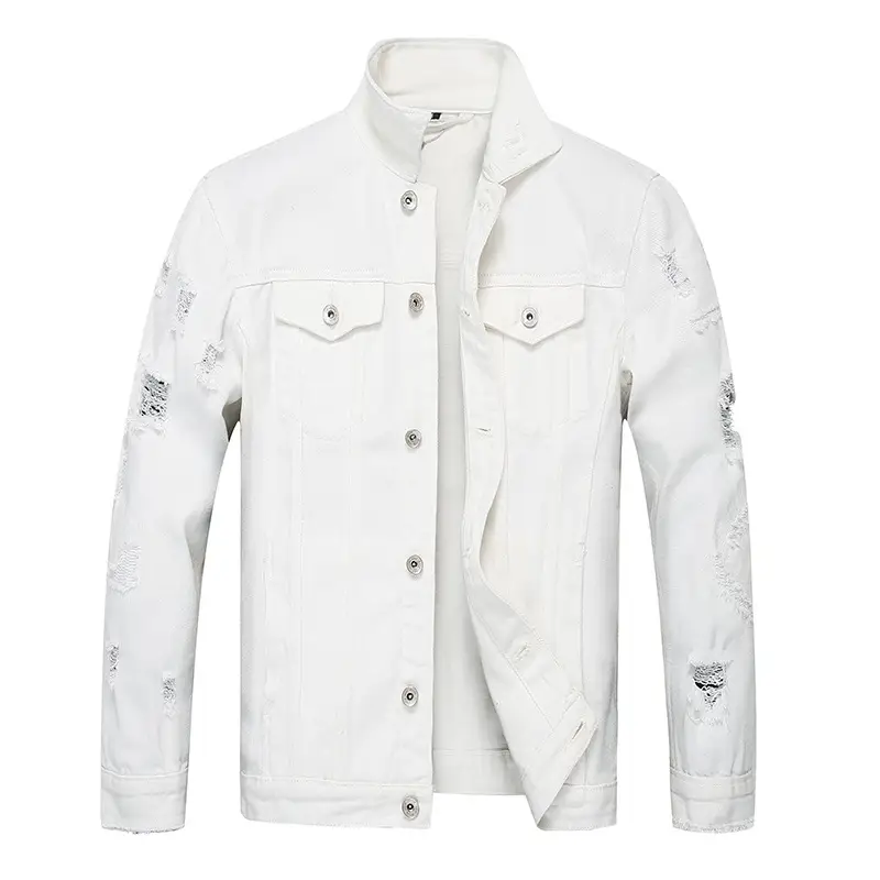 European And American Jacket Men's Denim Top Slim Fit