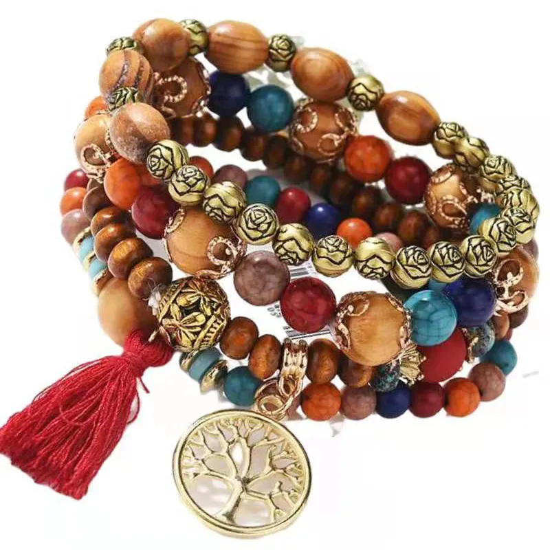 Bohemian Bracelet Creative Women's Jewellery - Red