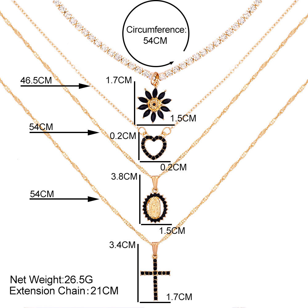 ba496607 31f2 45bd a4ba fc34edda4692 Crystal Heart Pendant Necklace