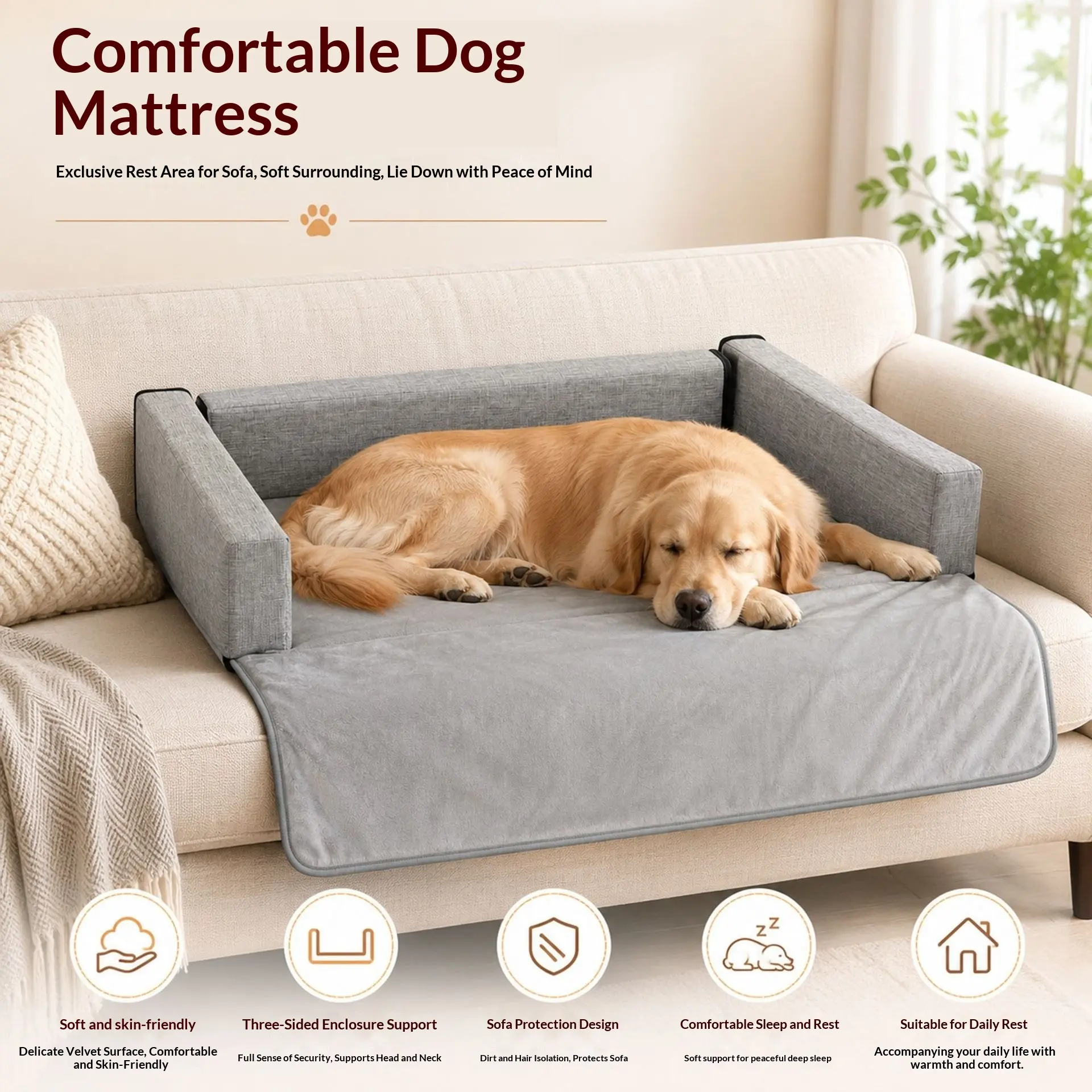 New Pet Sofa Mattress Detachable Design Easy