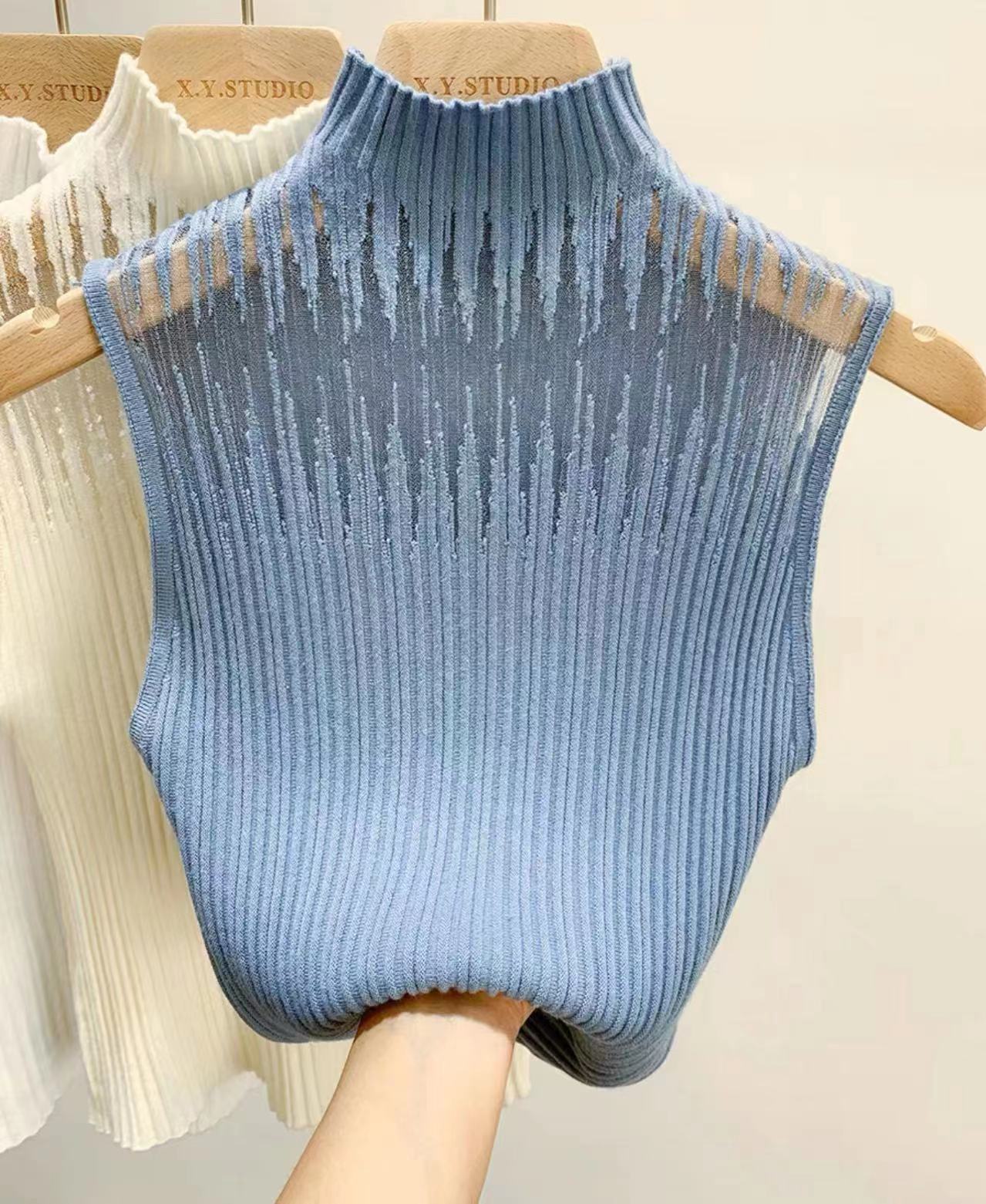 New Slim Slim Sleeveless Sweater