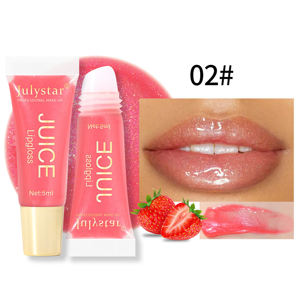 Natural And Long-lasting Moisturizing Mirror Lip Oil With Fruit Flavor, Plump Lips, Moisturizing Water Gloss Lip Gloss For Beauty Makeup — foto 8