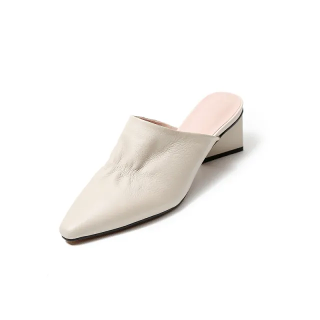 Summer New Style Baotou Mid heel Chunky Heel Sandals To Wear Outside White - Shop at LoveMi