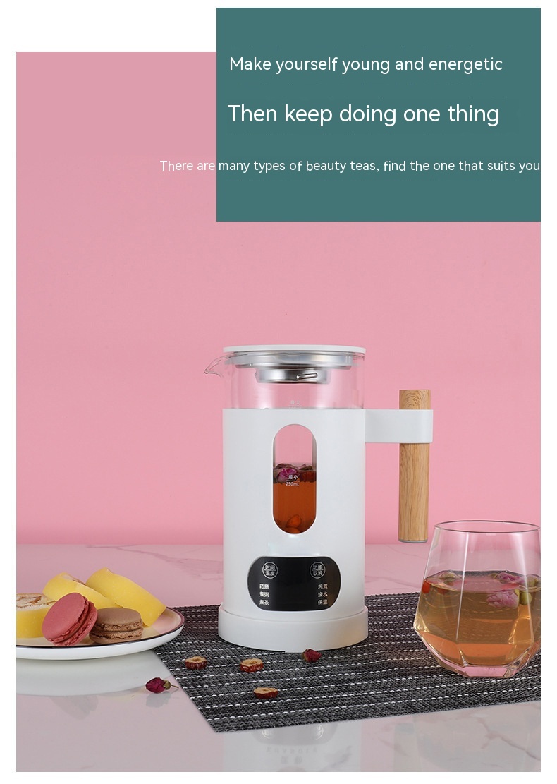 Small Mini Water Heating Cup Boiled Tea Health Pot Hot Milk Office Artifact — foto 2