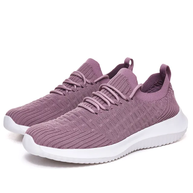 Plus Size Couple Sneakers Ladies Socks Shoes Lightweight Purple - Shop at LoveMi