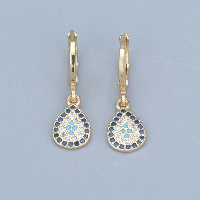 Title 4, Copper-plated Gold Micro-inlaid Zircon Geometri...