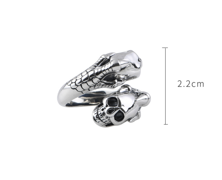 S925 Silver Retro Adjustable Ring