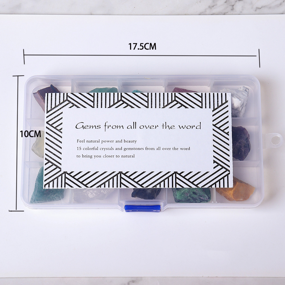 Crystal Specimen Ore Box Set (15grids)