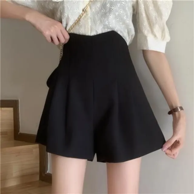 Women's Fashion Three dimensional Flower Half Body A line Skirt Black - Shop at LoveMi