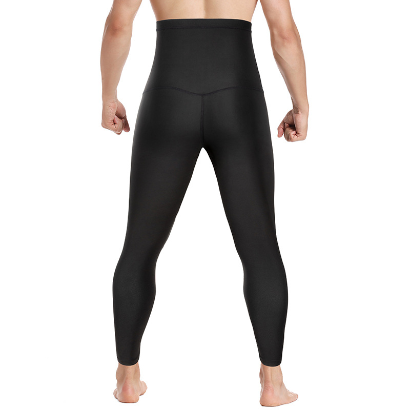 Sweaty Abdomen Waist Shaping Yoga Men's Sports Tights