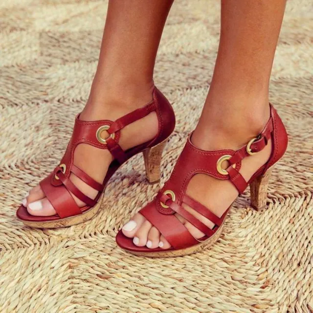 Spring And Summer Spot Foreign Trade Plus Size Women's Shoes Red - Shop at LoveMi