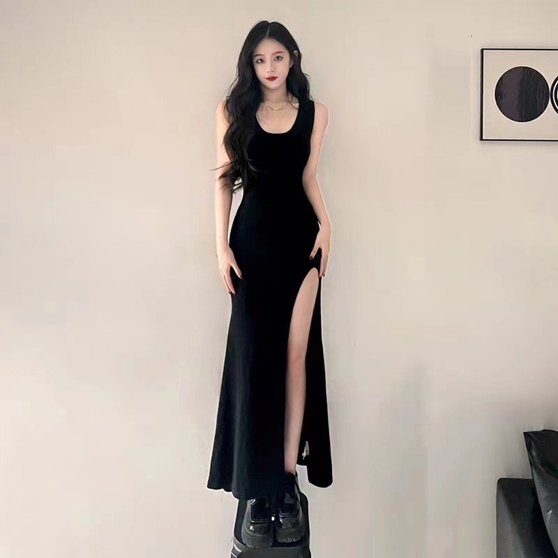 Women's Temperament Slim High-waisted Tank Dress