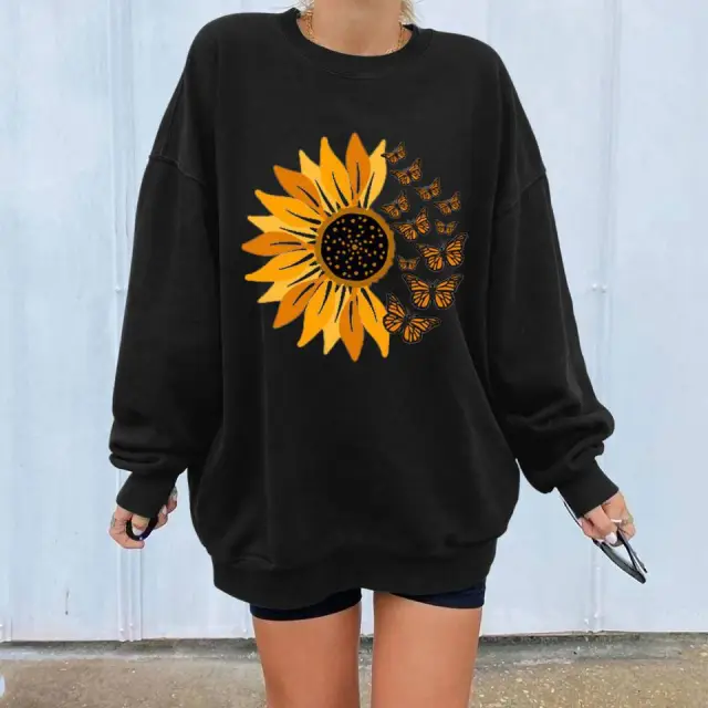 Fashion Autumn And Winter Pullover Women Black - Shop at LoveMi