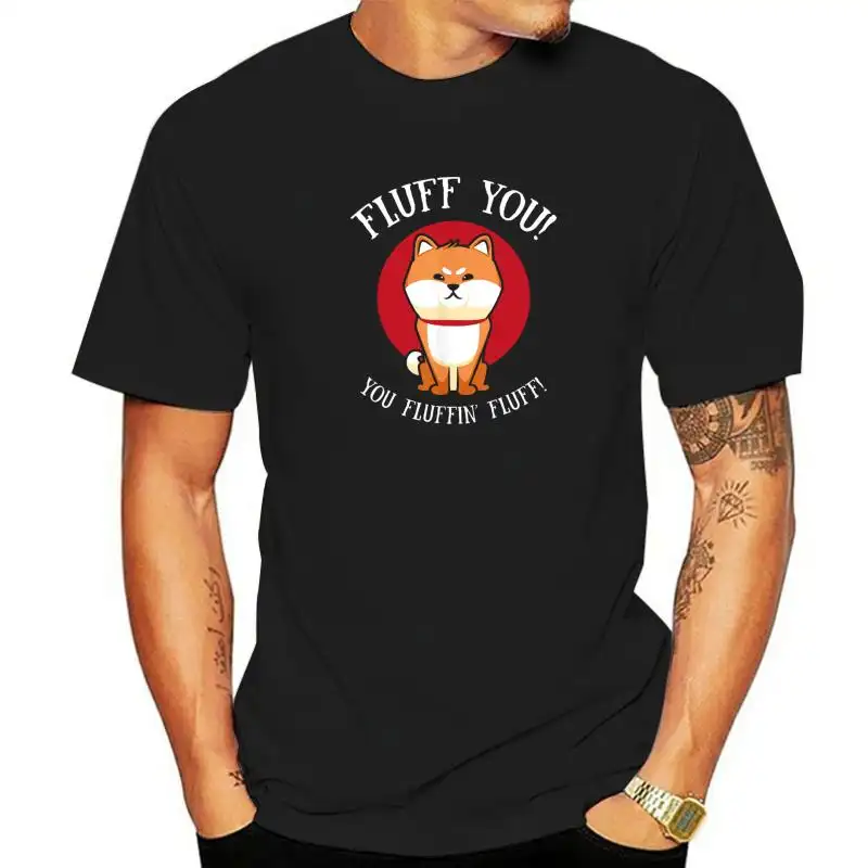 Men's T-Shirt Hip Hop Casual Funny Shiba Inu