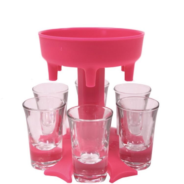 2pcs Pink plus 6cups