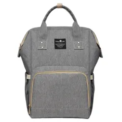 Multifunctional Large-capacity Mother And Baby Bag - Grey - View 1