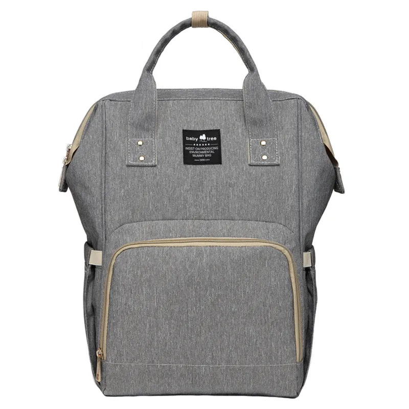 Multifunctional Large-capacity Mother And Baby Bag - Grey