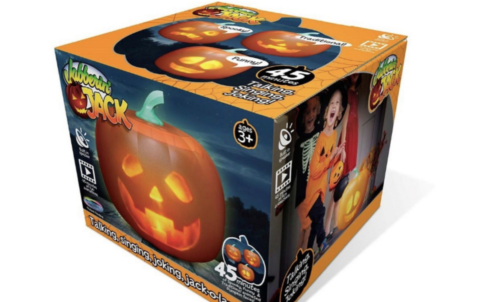 Talking Pumpkin Lantern Christmas Halloween Pumpkin Lantern