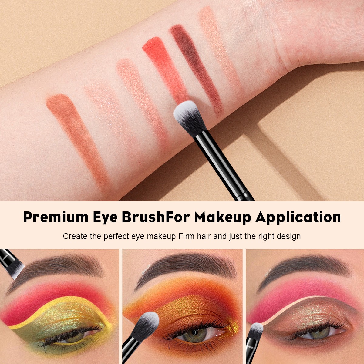25PCS Make Up Brushes Set Synthetic Eyeliner Eyeshadow Foundation Blusher Tool