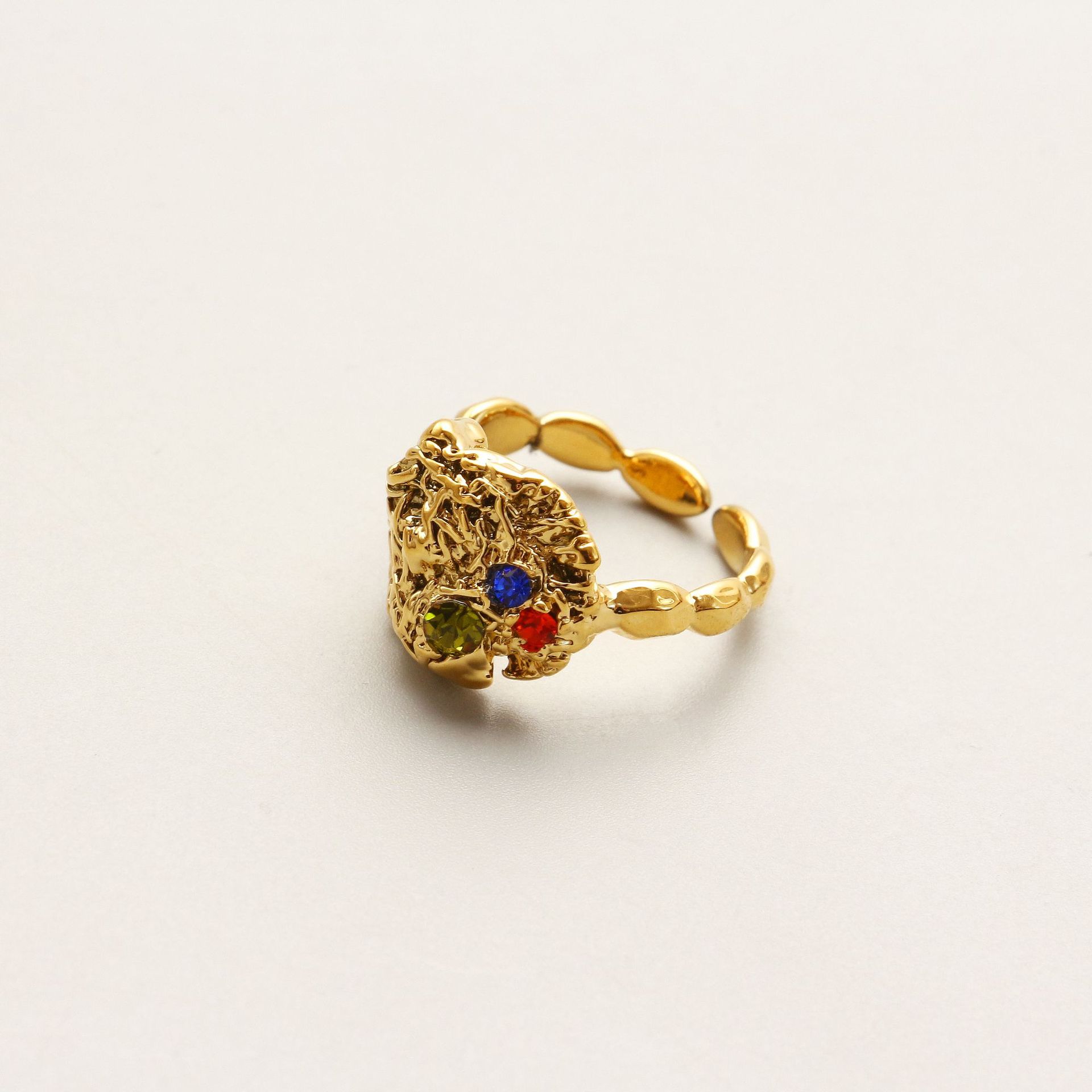 Designer Jewelry Golden Geometric Square Pattern