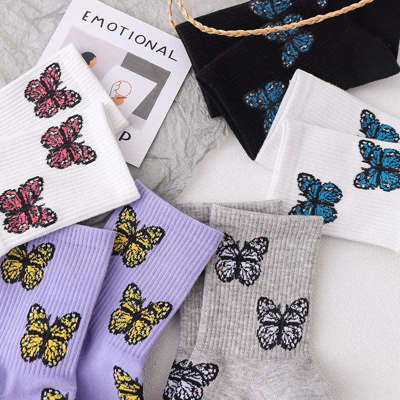 Title 7, Butterfly Socks Women