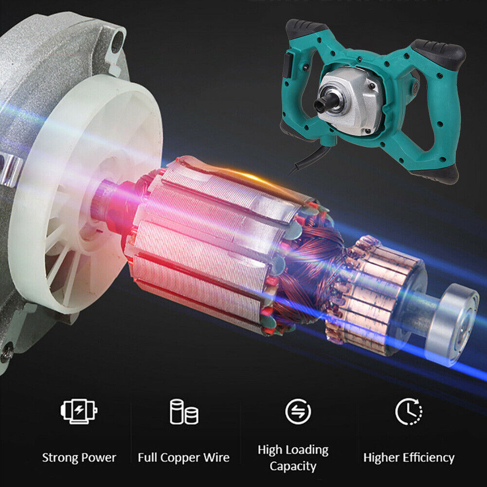 Electric Adjustable Speed Gypsum Cement Mixer — foto 3