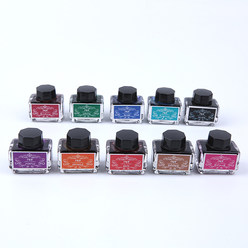 Student Stationery Glass Bottle And Non-carbon Color Ink
