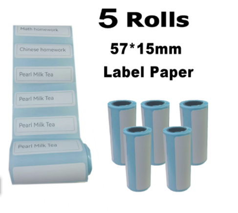 5rolls of label paper