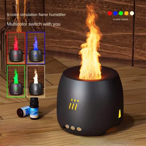 Flame Aroma Diffuser Air Humidifier Ultrasonic Cool Mist Maker