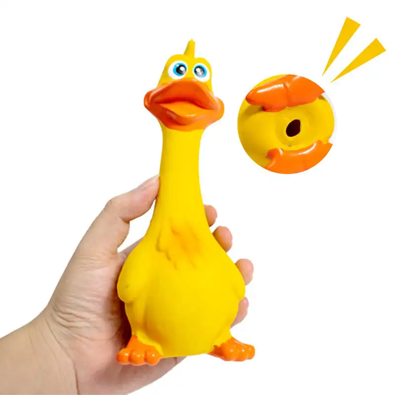 Latex Screaming Chicken Toys Eco Friendly TPR