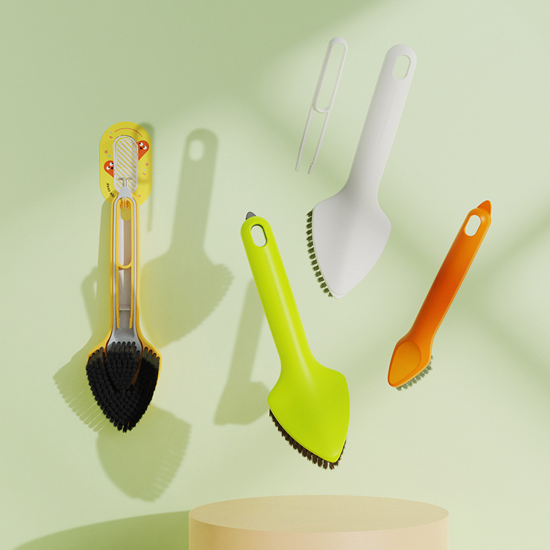 Three-in-one Cleaning Brush Household Plastic Multifunctional