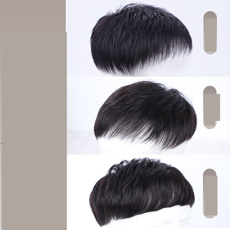 Real Bald Hair Covering White Hair Breathable Wig J - Shop at LoveMi