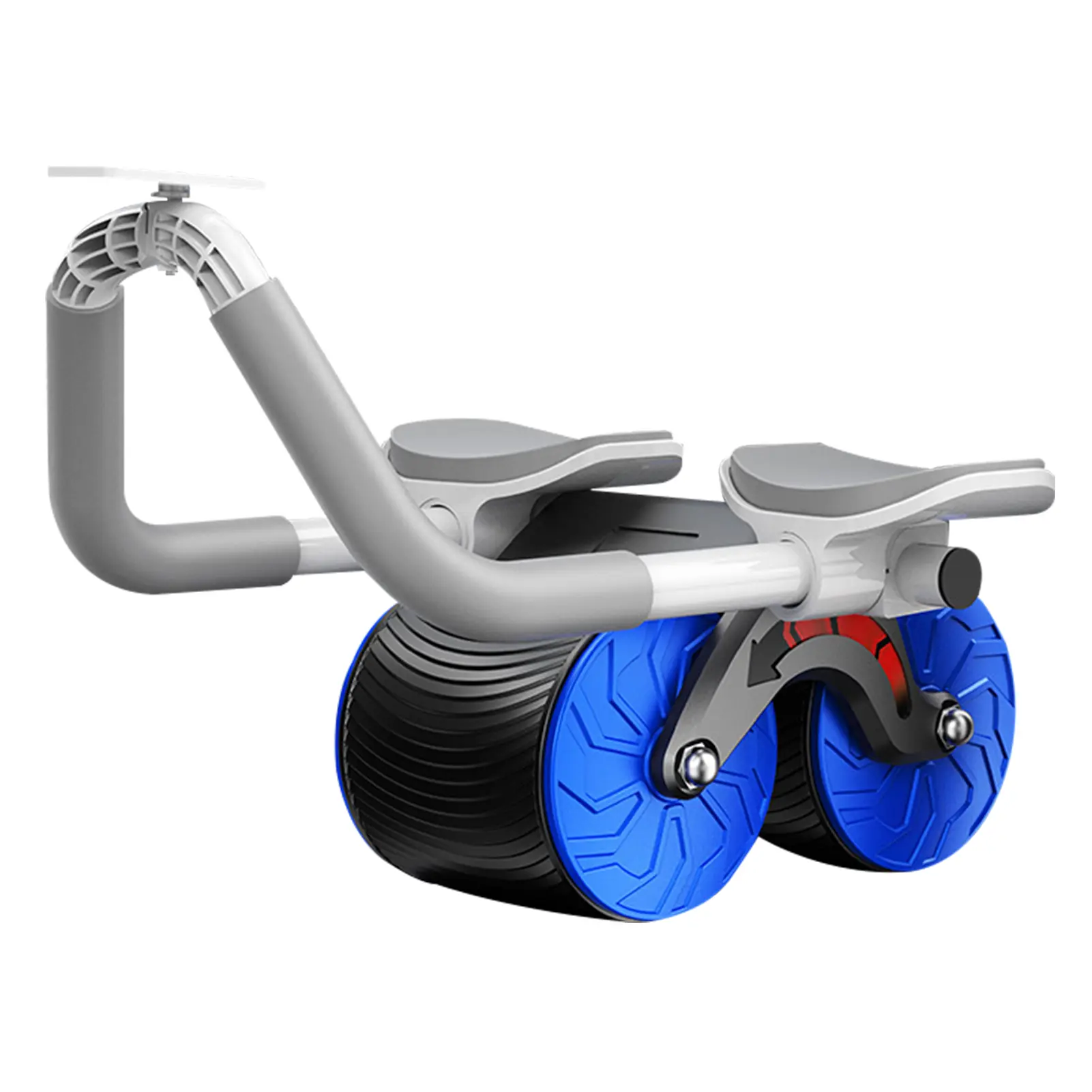 Abdominal Exercise Wheel with Smart Counting and Automatic Rebound