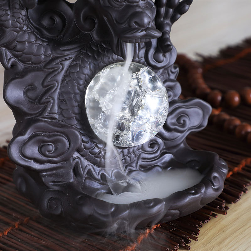 Dragon Playing Beads Sandalwood Aromatherapy Ornaments - Image 3