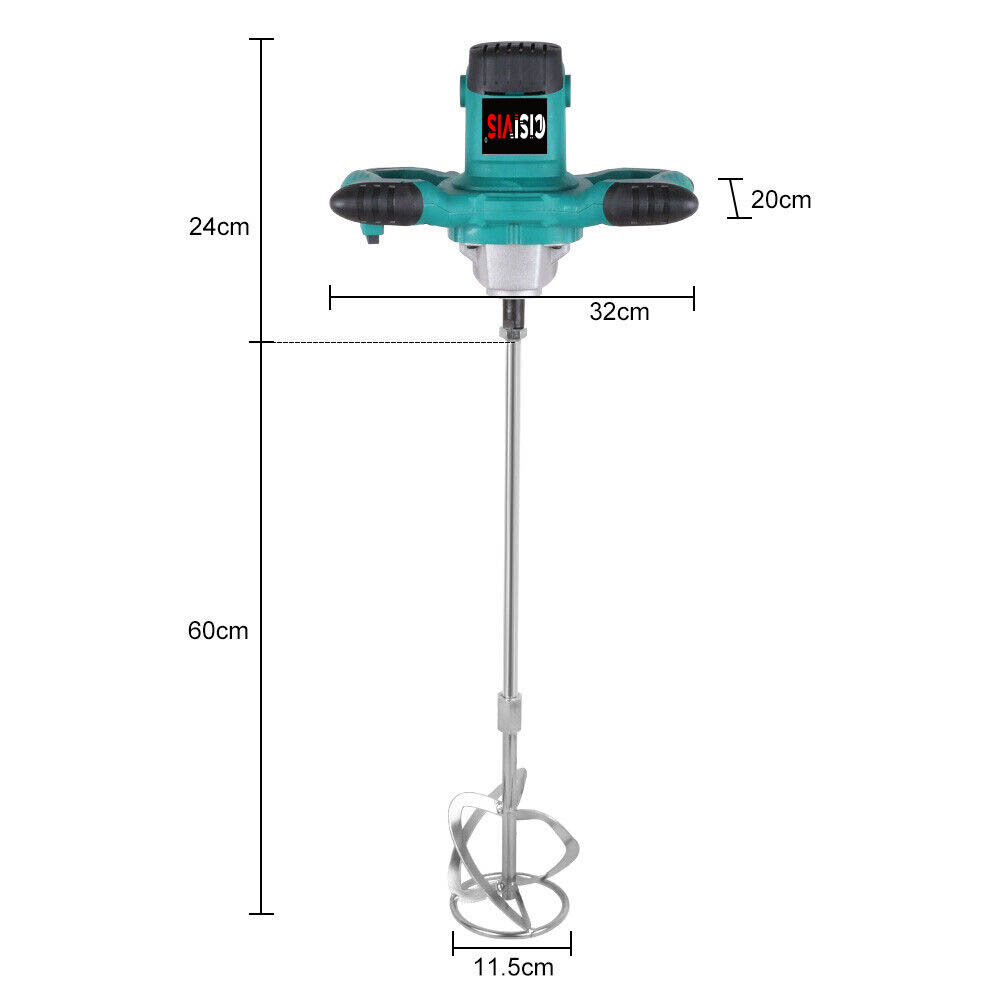 Electric Adjustable Speed Gypsum Cement Mixer — foto 2