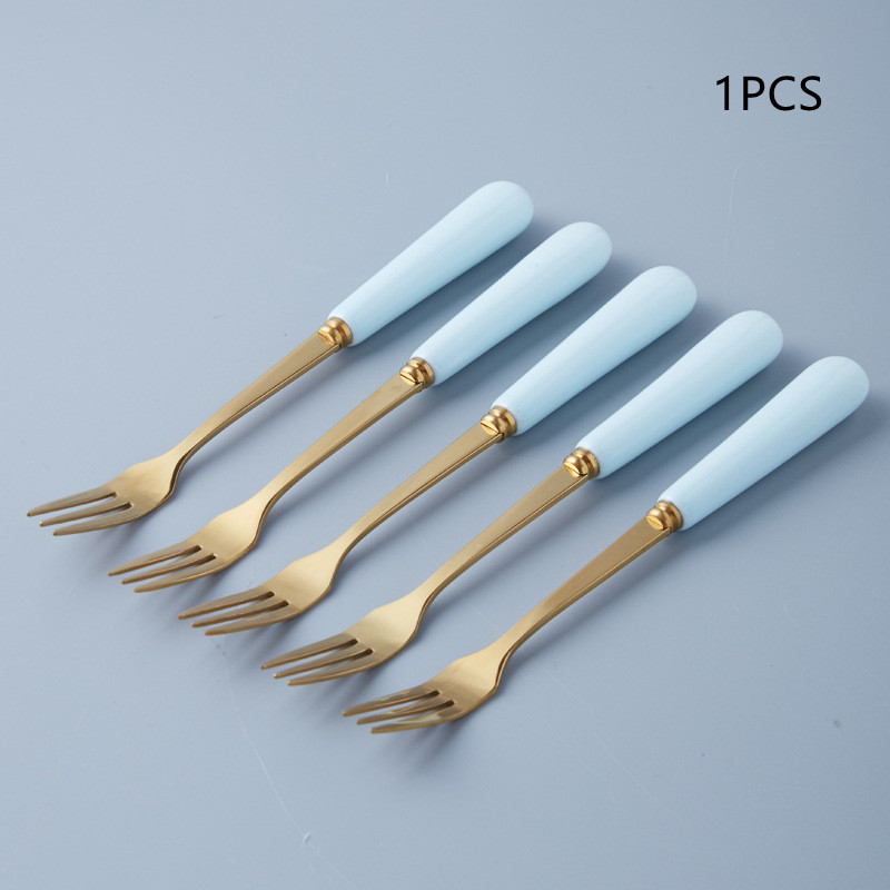 Title 13, Household Fruit Fork And Spoon Ceramic Storage ...