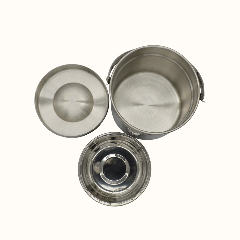 Title 9, Outdoor Picnic Stainless Steel With Steaming Pl...