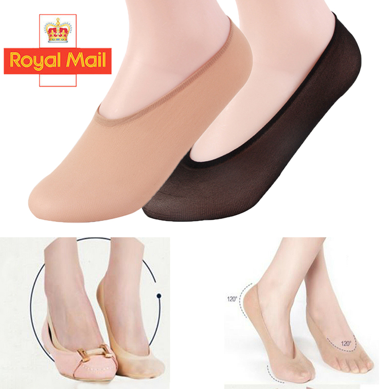 10 Pairs Womens Ladies Invisible Trainer Socks No Show Footies Shoe Liner