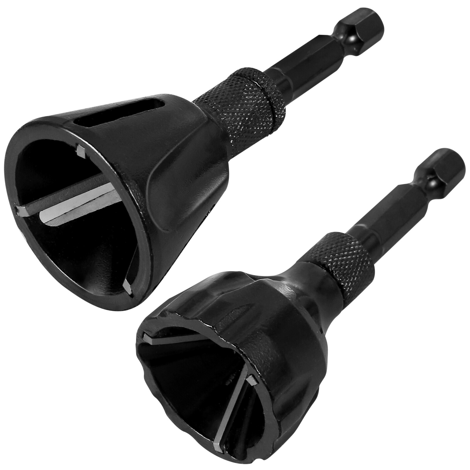 2pcs Thread External Chamfer Tool Tungsten Steel Deburring External Repair Bolt