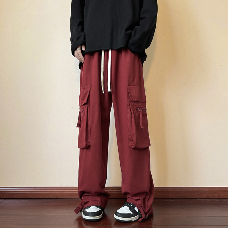 Functional Style Wine Red Overalls