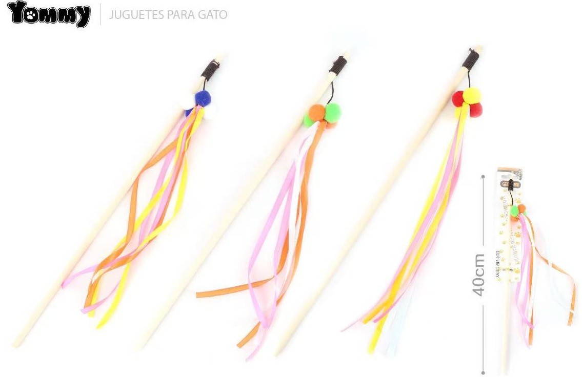 Teasing The Cat Stick Pole