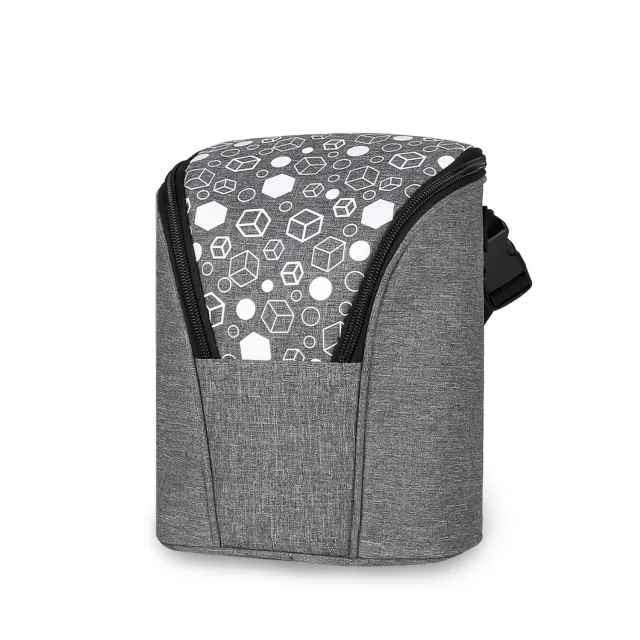 Aluminum Membrane Waterproof Fabric Milk Bottle Bag Grey - Shop at LoveMi