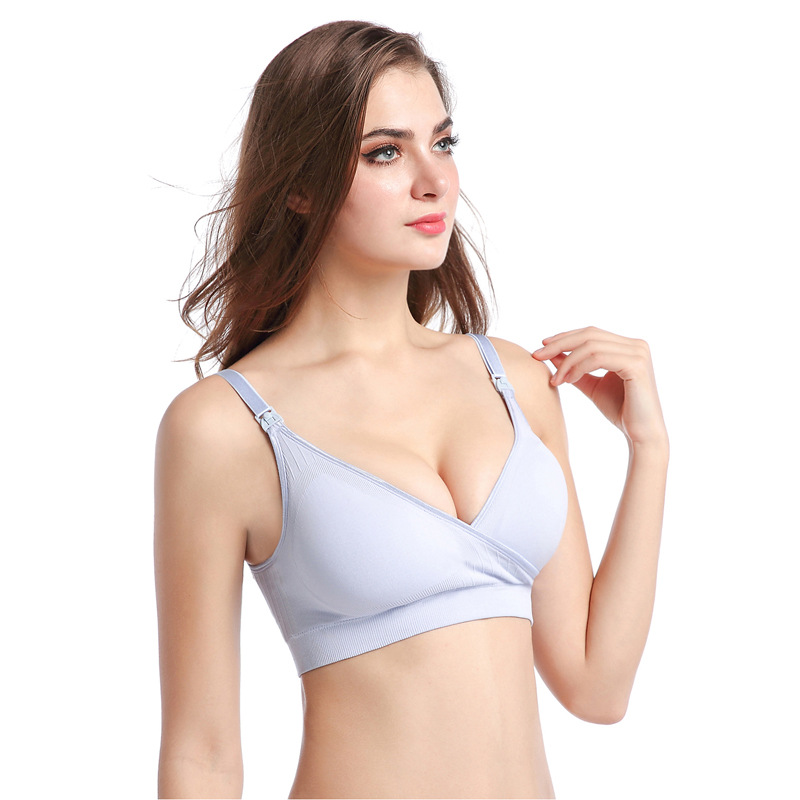 Title 7, Large Size Breastfeeding Underwear Bra With Fr...