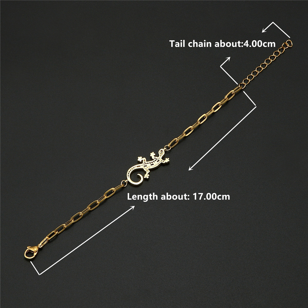 Fashion Micro-set Zircon Ladybug Bracelet Lady - 3
