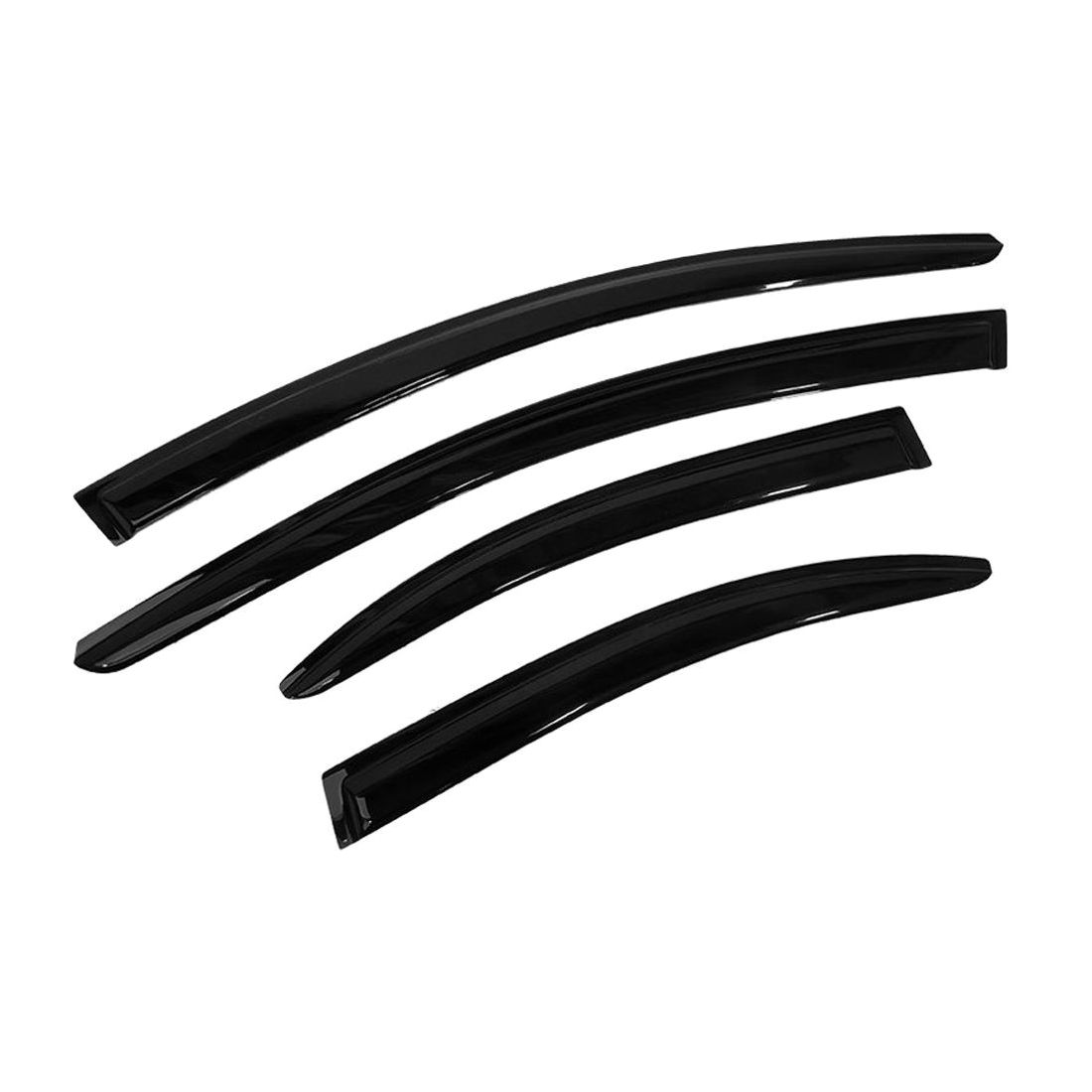 Fits 08-17 M Itsubishi Lancer Acrylic Window Visors Rain Sun Guard Deflector 4PCS — foto 2