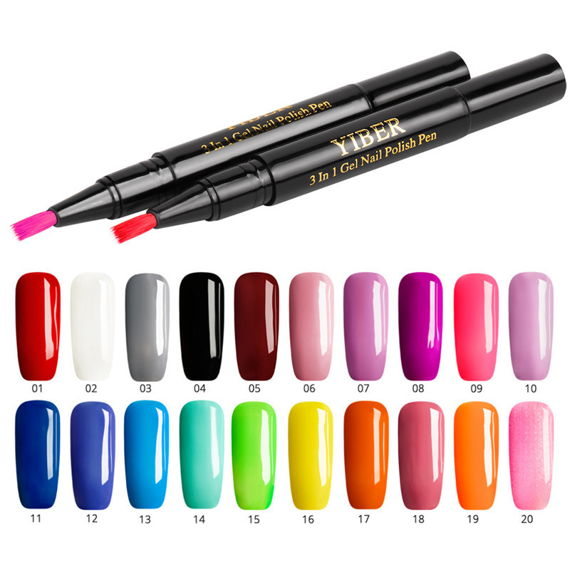 Fashion Creative Nail Brush 3-in-1 Step Glue Pen