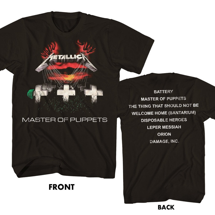 Title 4, T-shirt homme Master Of Puppets pour un style d...